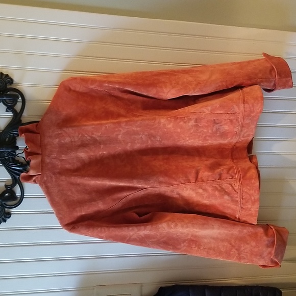 Chico's  Ruffle collared jacket - Picture 8 of 12